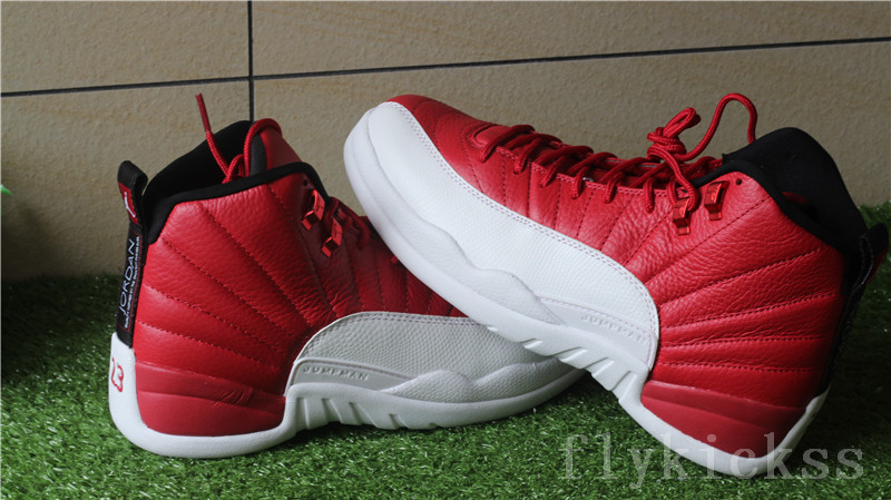 Authentic Air Jordan 12 Gym Red